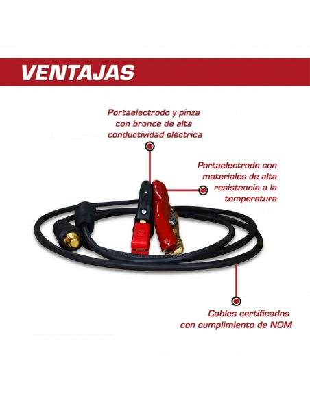 KIT DE CABLES PARA SOLDAR 4WG-10-25MM2