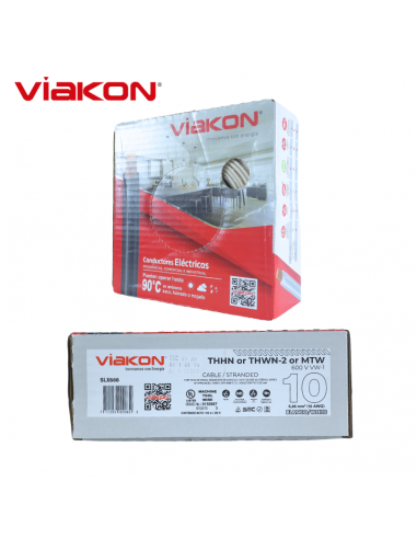 Cable Electrico Cobre THHN 10 AWG Blanco 100MT