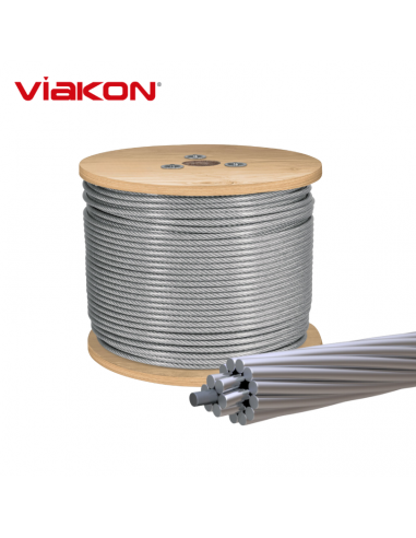 Cable de Aluminio Desnudo alma de Acero 1/0 Carrete 1130mt