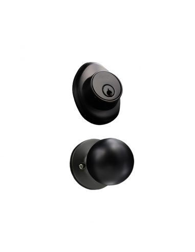 Cerradura Gatillo Veracruz Cilindro Doble Negro...