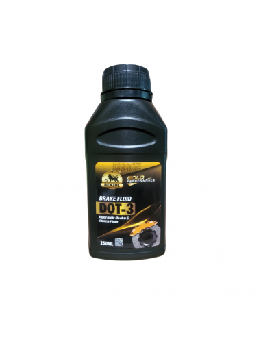 BENZOL LIQUIDO DE FRENOS DOT-3 | CAJA 24/250 ML