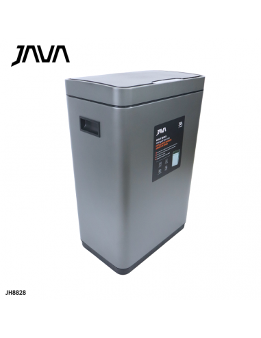 BASURERO AUTOMATICO 50L, ACERO INOX, CIERRE SUAVE