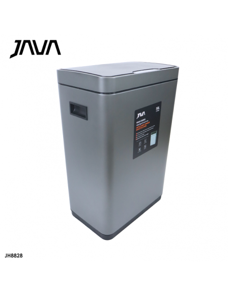 BASURERO AUTOMATICO 50L, ACERO INOX, CIERRE SUAVE