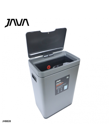 BASURERO AUTOMATICO 50L, ACERO INOX, CIERRE SUAVE