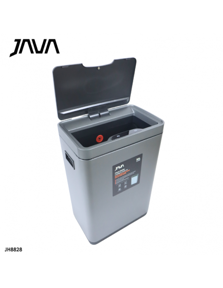 BASURERO AUTOMATICO 50L, ACERO INOX, CIERRE SUAVE