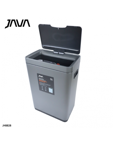 BASURERO AUTOMATICO 50L, ACERO INOX, CIERRE SUAVE
