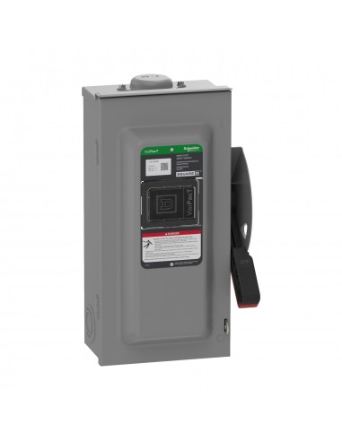 SQUARE D INTERRUPTOR SEGURIDAD USO PESADO 100A 3 POLO 600VAC NEMA 3R