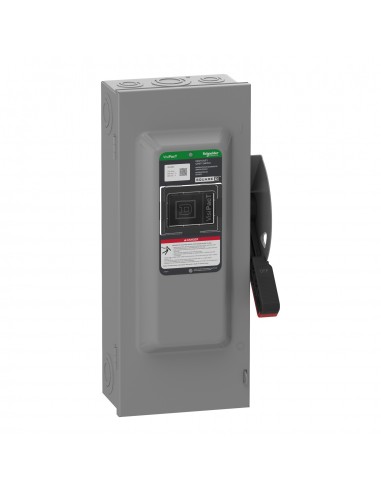 SQUARE D INTERRUPTOR SEGURIDAD USO PESADO 100A 3 POLO 600VAC