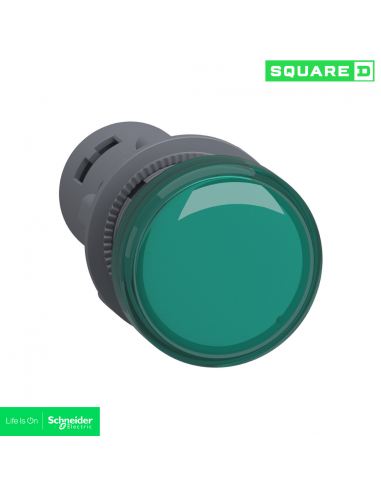 LUZ PILOTO 22MM VERDE 220V AC XA2EVM6LC
