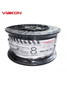 Cable Electrico Cobre THHN 8 AWG Negro 500FT