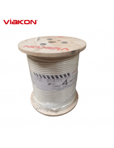 Cable Electrico Cobre THHN 4 AWG Blanco 500FT