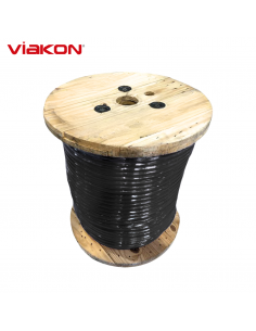 Cable Electrico Cobre THHN 2 AWG Negro 500FT