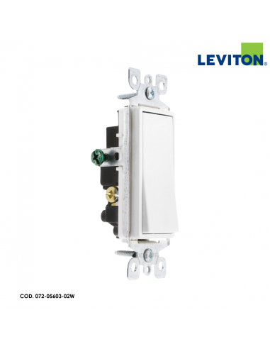 LEVITON INTERRUPTOR VAIVÉN DECORA