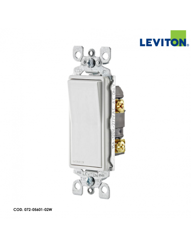 LEVITON INTERRUPTOR SINCILLO DECORA