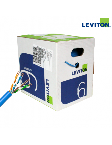 LEVITON CABLE UTP CAT6A 24AWG