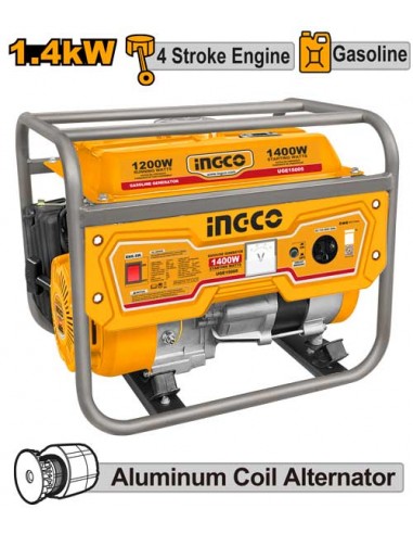 INGCO GENERADOR ELÉCTRICO GASOLINA 1500W