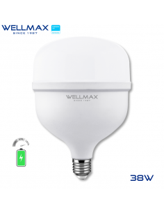 WELLMAX FOCO LED RECARGABLE 38 WATTS