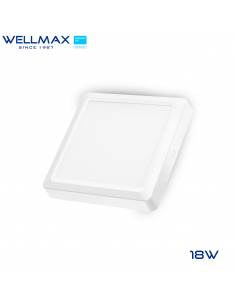 WELLMAX SPOT LED SUPERFICIAL 18WATTS CUADRADO