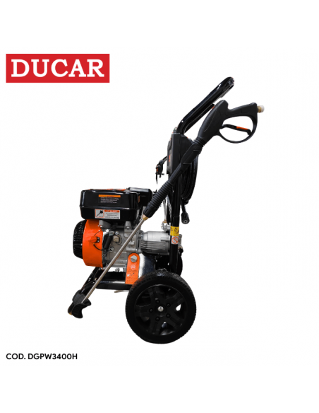HIDROLAVADORA DUCAR DGPW3400H 3400 PSI Motor 212cc