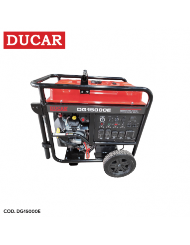 GENERADOR GASOLINA 12,000W DUCAR DG15000E