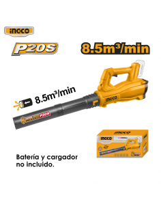 SOPLADORA INALÁMBRICA 20V SIN BATERÍA INGCO