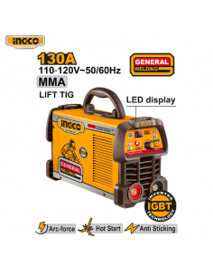 SOLDADORA INVERTER 130A INGCO