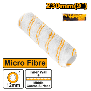 REPUESTO RODILLO DE MICROFIBRA DE 9" INGCO