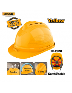 CASCO DE SEGURIDAD AMARILLO INDUSTRIAL INGCO