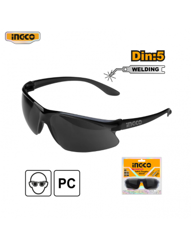 LENTES DE SEGURIDAD NEGROS INGCO