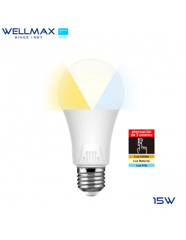 WELLMAX SAMSUNG FOCO LED 3 COLORES 15W