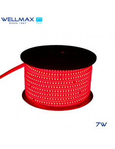 WELLMAX SAMSUNG CINTA LED ROJO 7W ROLLO 100M