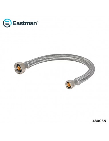 EASTMAN TUBO DE ABASTO 1/2 X 3/8 STEEL 20"