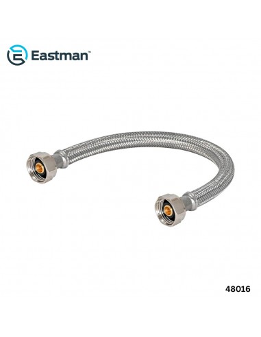 EASTMAN TUBO DE ABASTO 1/2 STEEL 16"