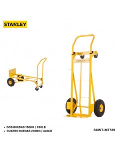 STANLEY MT519 TROCO 2 EN 1 DE 4 RUEDAS (200 KG)